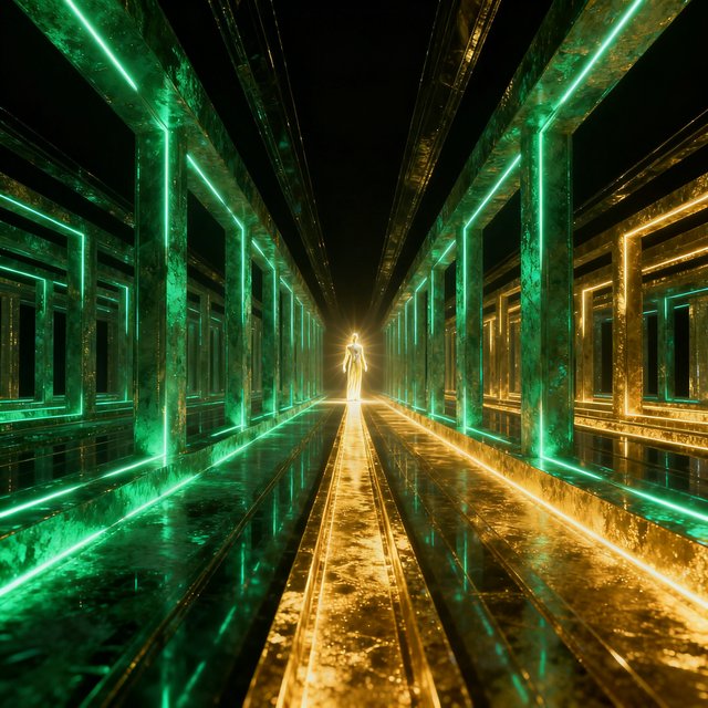 Leuchtende Korridore die sich ins Unendliche verzweigen – der Variantenraum