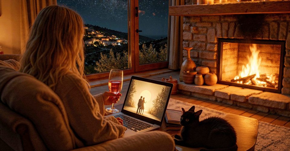 Cover von Circle of Life – Science-Fiction-Roman von Silvia de Couët und Claude AI, zwei Figuren vor goldenem Kreis