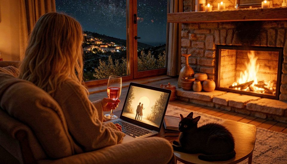 Cover von Circle of Life – Science-Fiction-Roman von Silvia de Couët und Claude AI, zwei Figuren vor goldenem Kreis